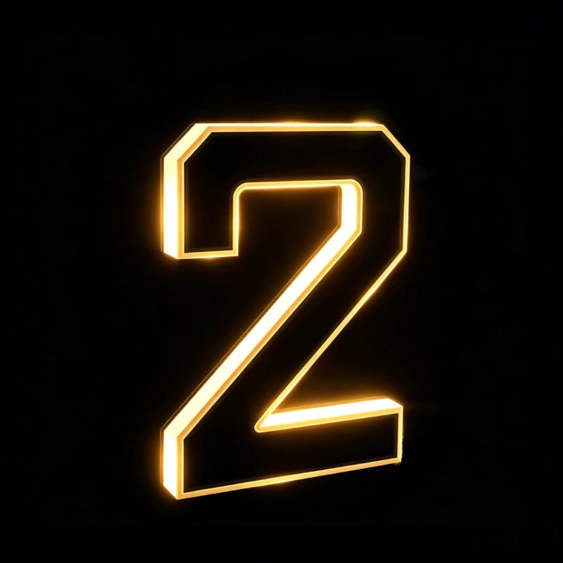 Home Solar House Numbers - illuminated LED address numbers and letters - product image 3