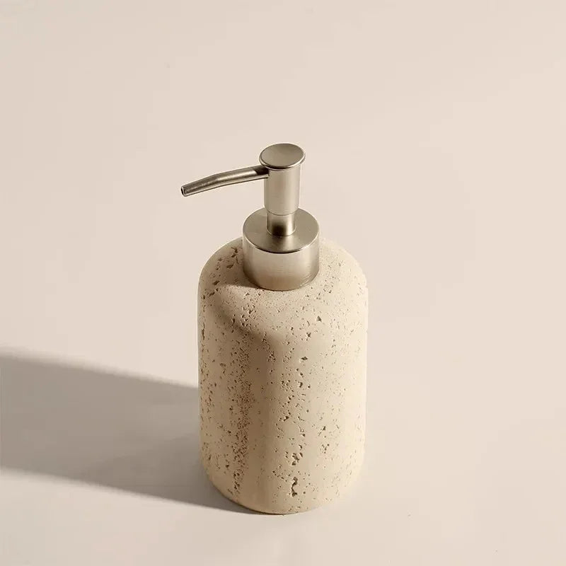 Iven Sandstone Tray shown from above, highlighting its natural veining