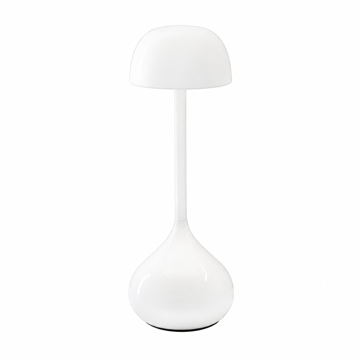 Lana table lamp in textured gray finish