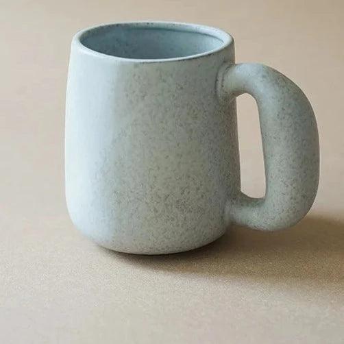 Lior Ceramic Coffee Mug set of two on a dining table
