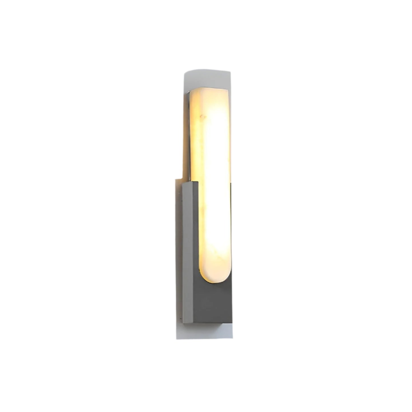 Mali alabaster LED wall sconce in Grey