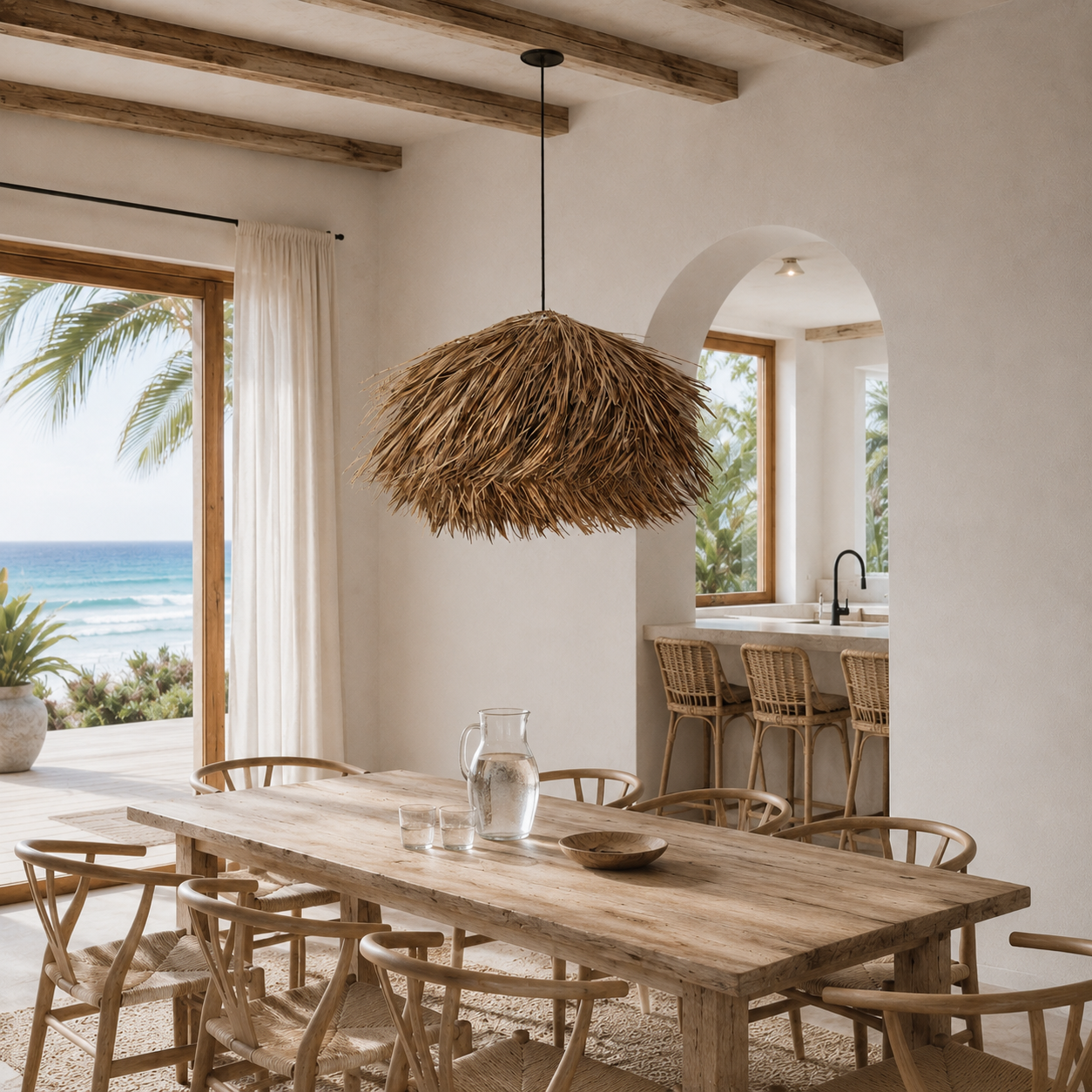 Nias Rattan Pendant Lamp