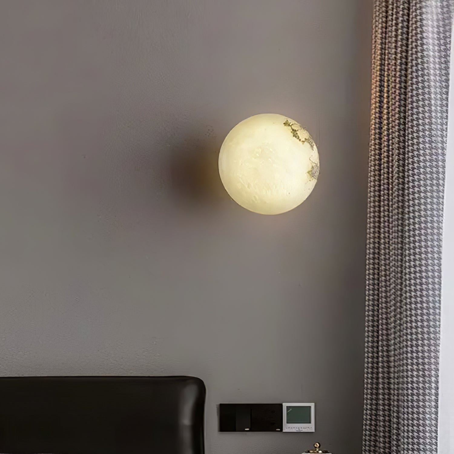 Orby alabaster wall lamp dimensions guide for the 12cm and 15cm sizes