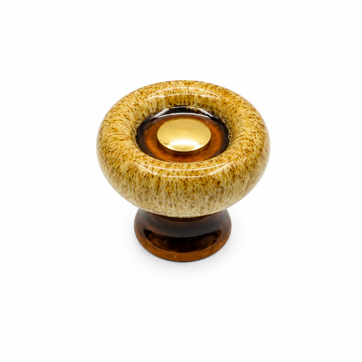 Pauline Ceramic Cabinet Knob on living room furniture