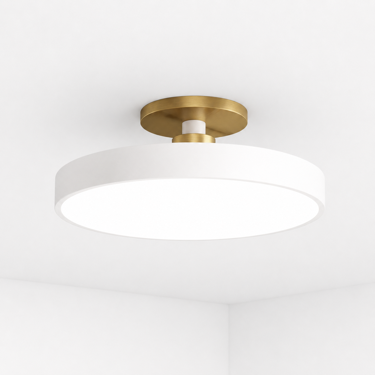 Pilu Two-Tone LED Ceiling Light in Blue finish