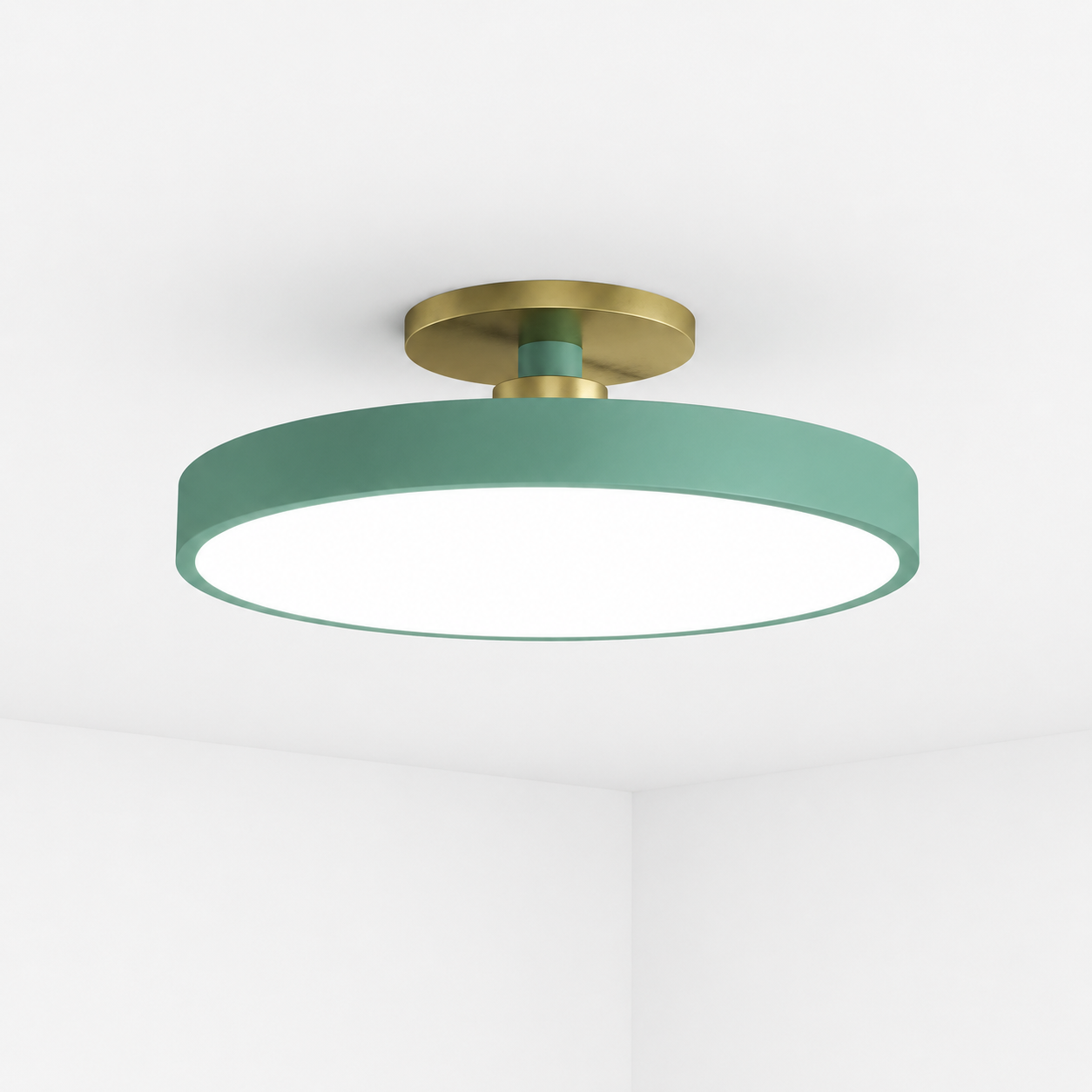 Pilu Two-Tone LED Ceiling Light in Gray finish