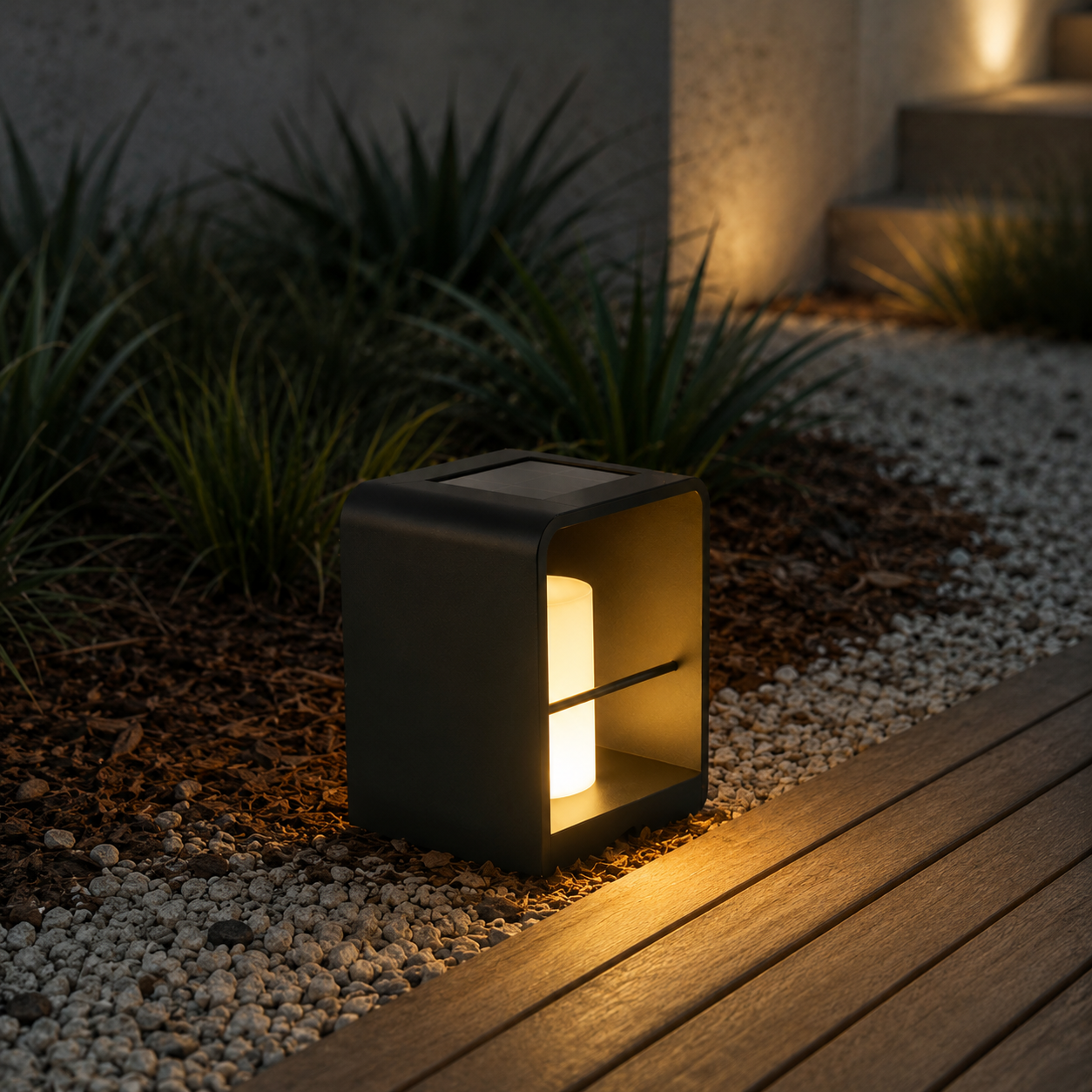 Sari Solar Garden Light shown in the largest size option