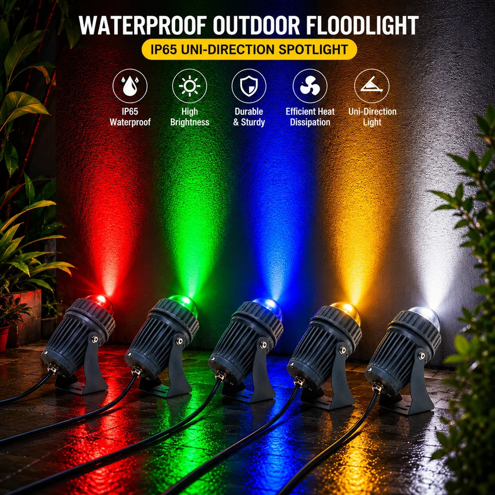 Solara LED Outdoor Spotlight - 1000 lumen aluminium garden uplight - product image 6