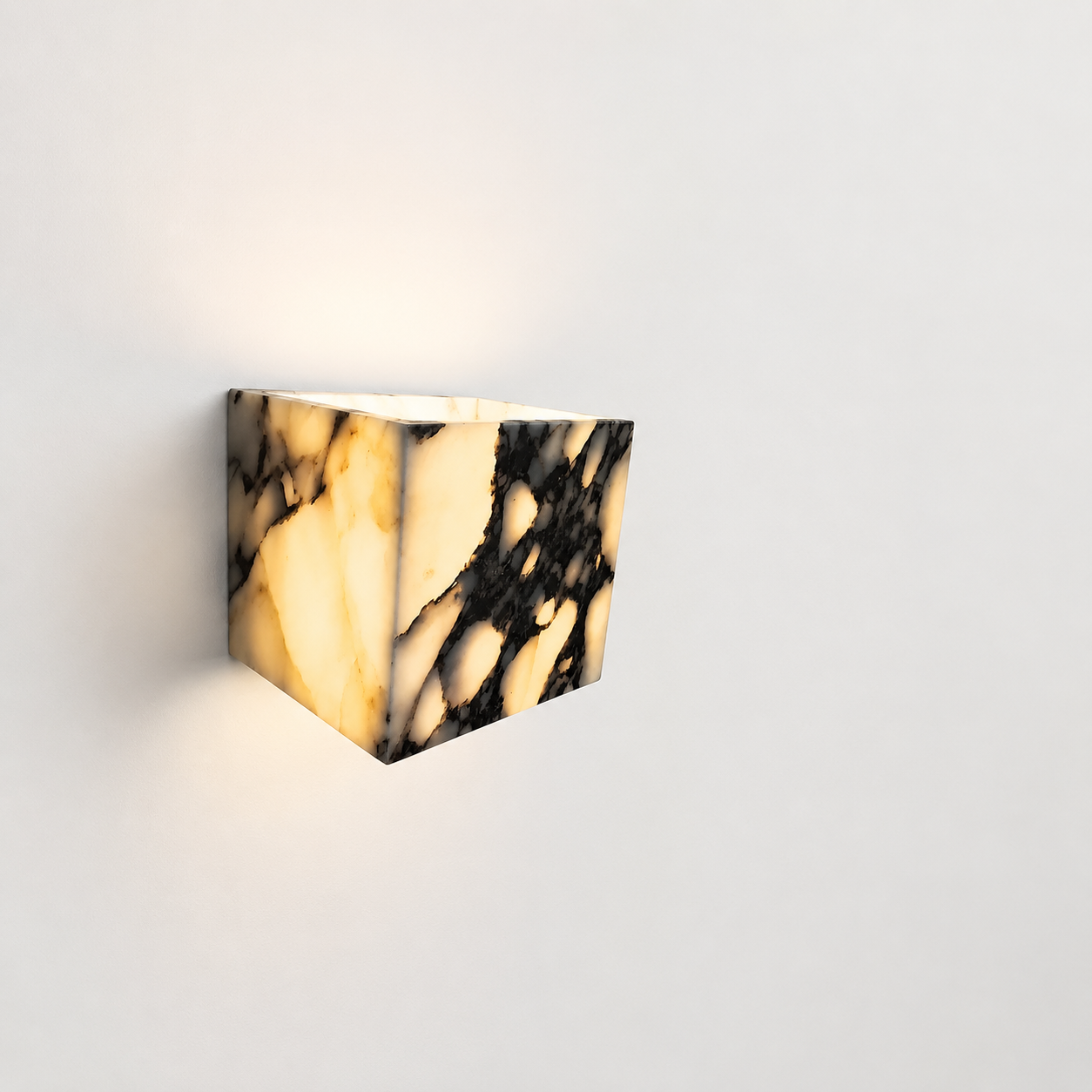 Watsons wall lamp shown in Square profile