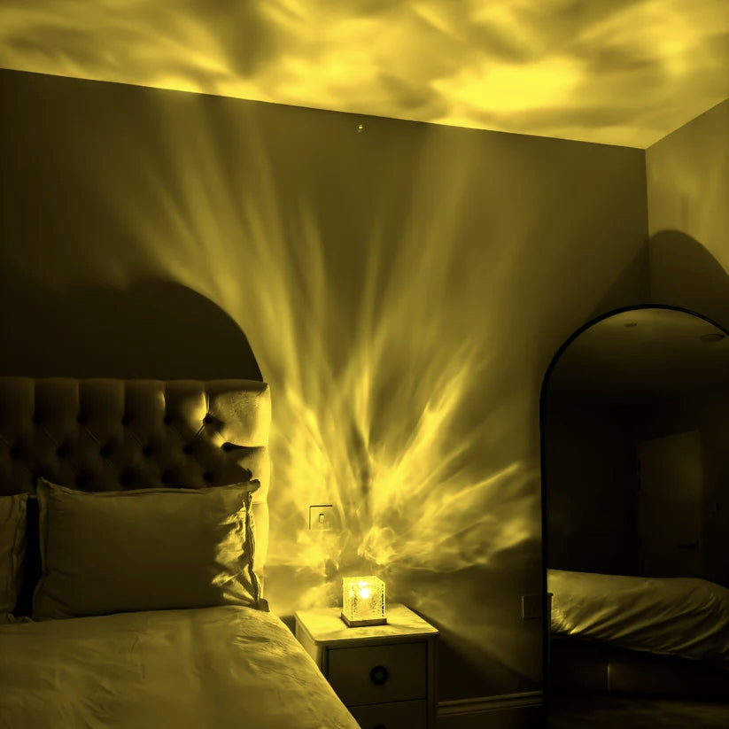 Wave Atmospheric Lamp in Pear shape design