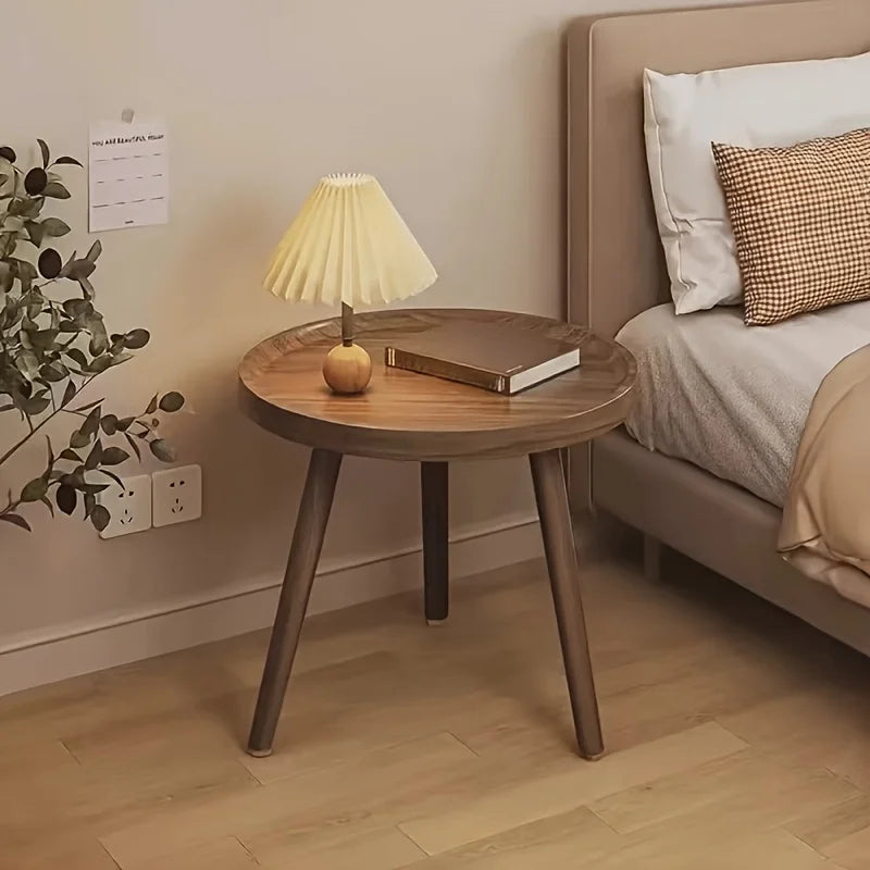 Zeraphia Round Wooden Coffee Table shown in full view