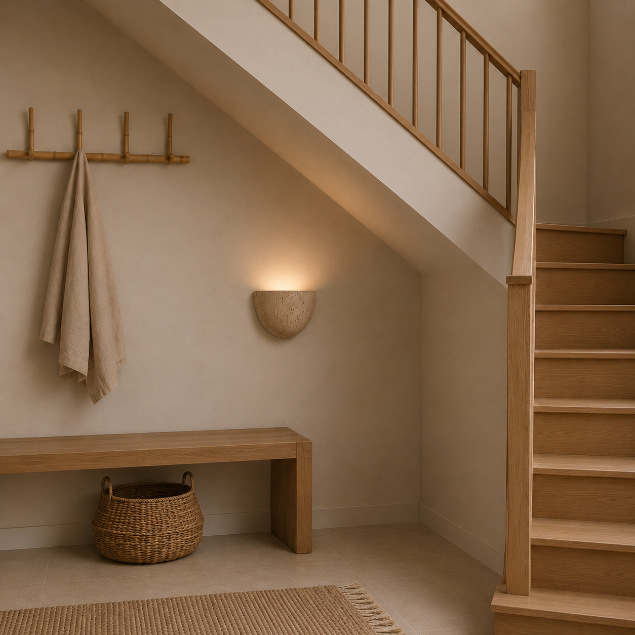Travertine Wall Light