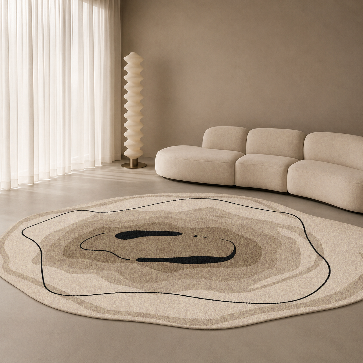 Chic Round Rug