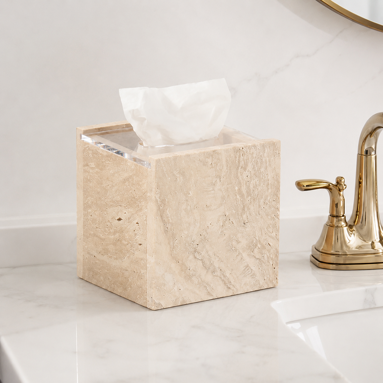 Kalen Stone Tissue Box