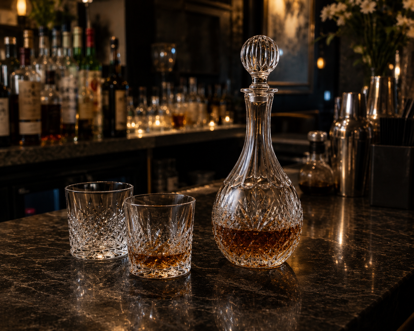 Doran Glass Decanter Set