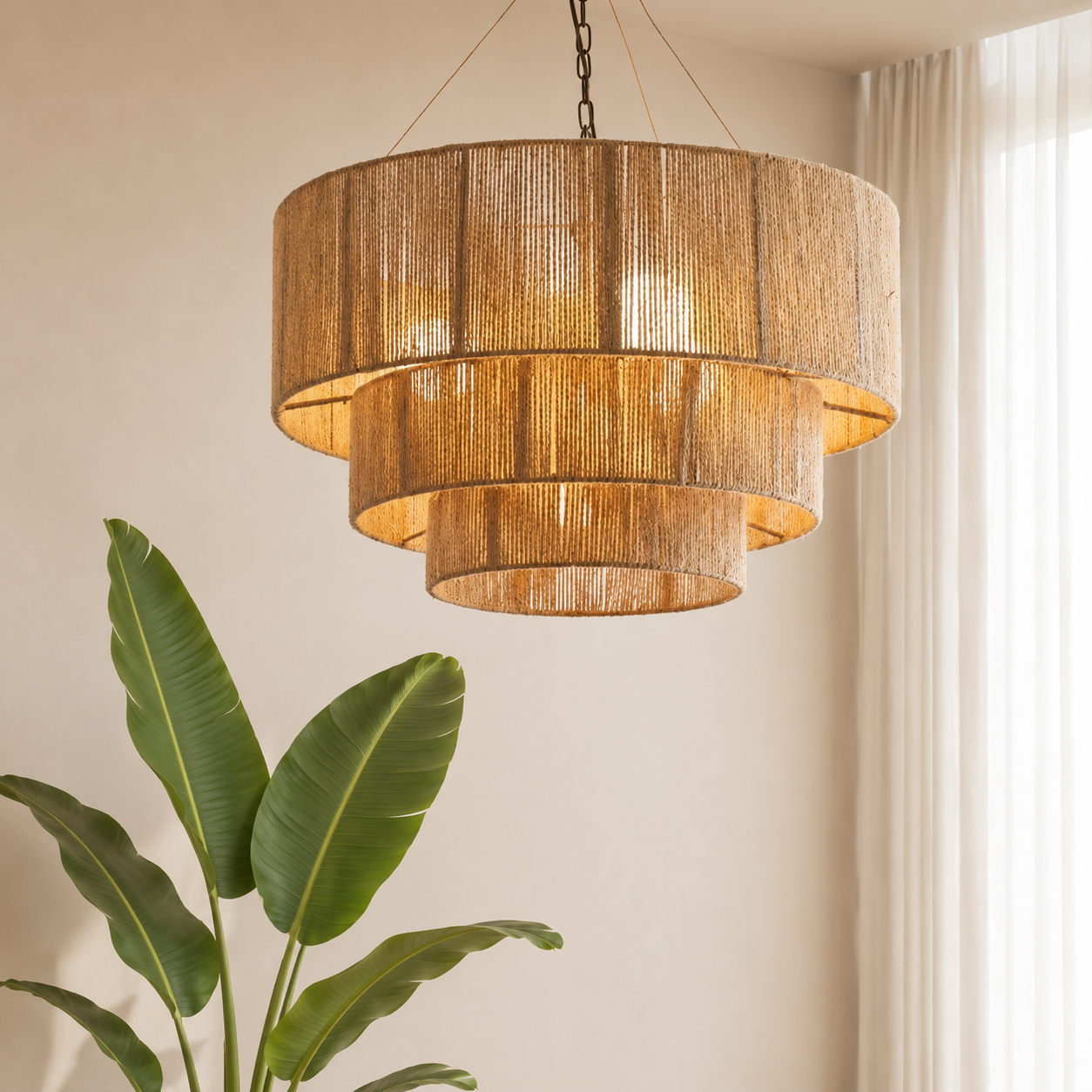 Ningaloo Rattan Pendant Light