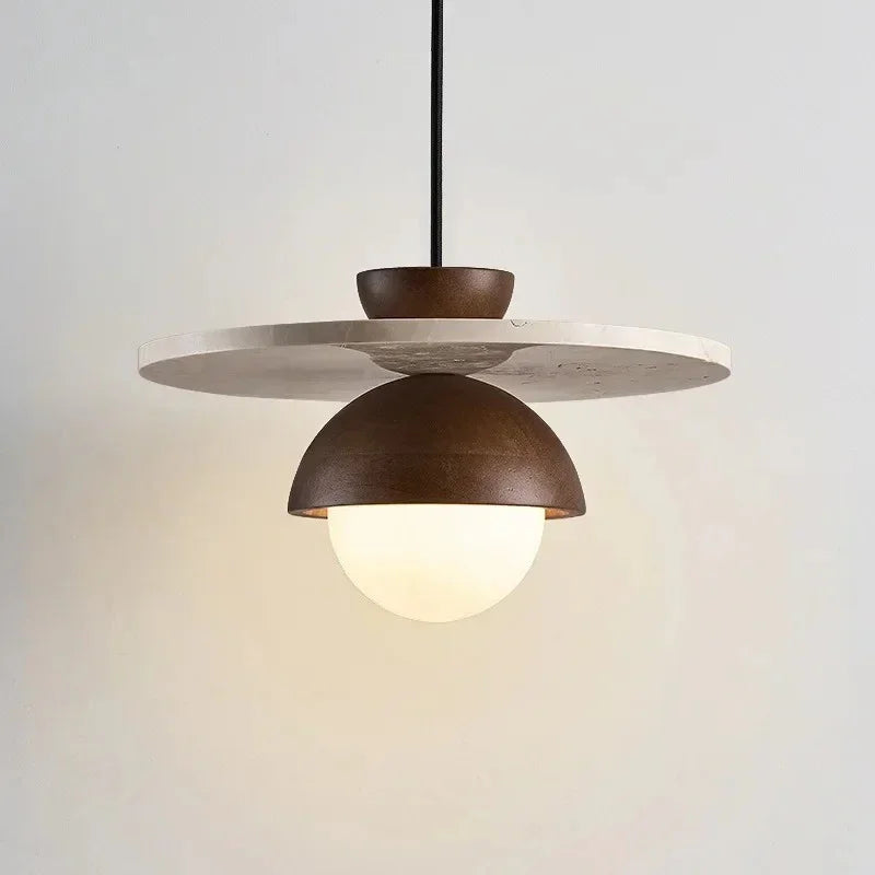 Alira | Pendant Lighting with Natural Wood Finish & Energy-Efficient LED | Stylish Hanging Lights for Cozy Spaces 5