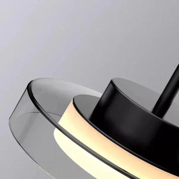 Amelie Collection | Glass Pendant Light with French-Inspired Design | Durable Metal & Acrylic for Elegant Kitchen Illumination 6