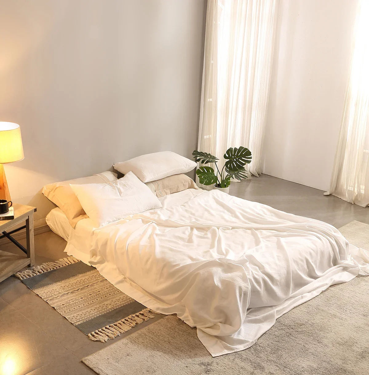 Annie Collection | Linen Bedding Set with Matching Pillowcases | Cozy and Chic Design for Modern Bedrooms 2