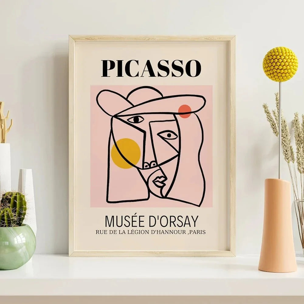 Art Legends Collection | Framed Wall Art Set with Iconic Designs | Stylish Wall Decor for Home and Office 0