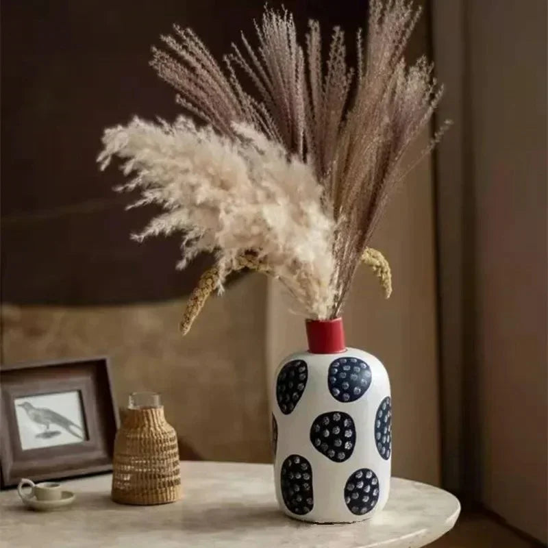 Artisan Collection | Ceramic Vase with Unique Irregular Lines | Modern Design for Artistic Home Decor 3