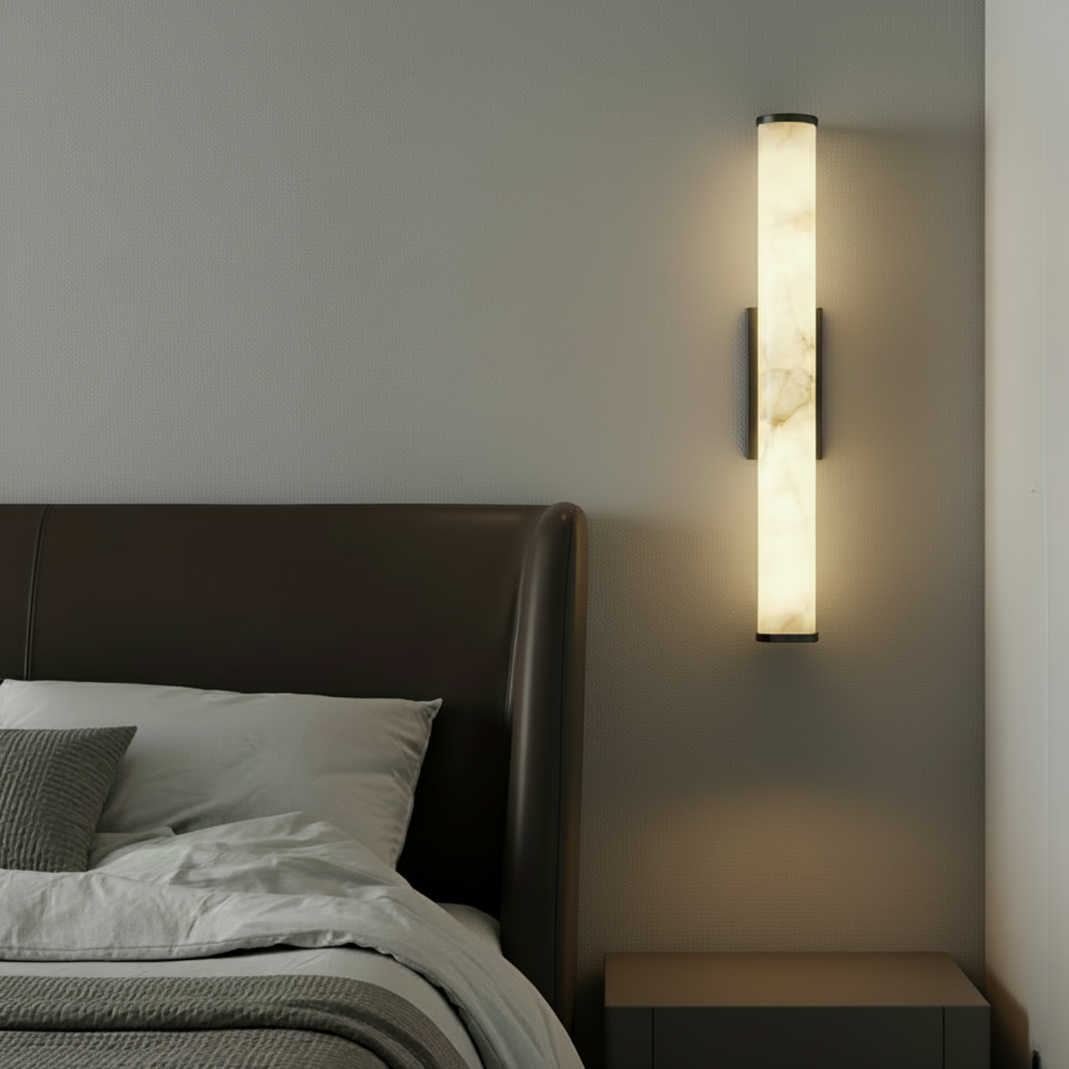 Axel Collection | Marble Wall Light with Integrated LED & Bi-Directional Illumination | Modern Design for Elegant Spaces 8
