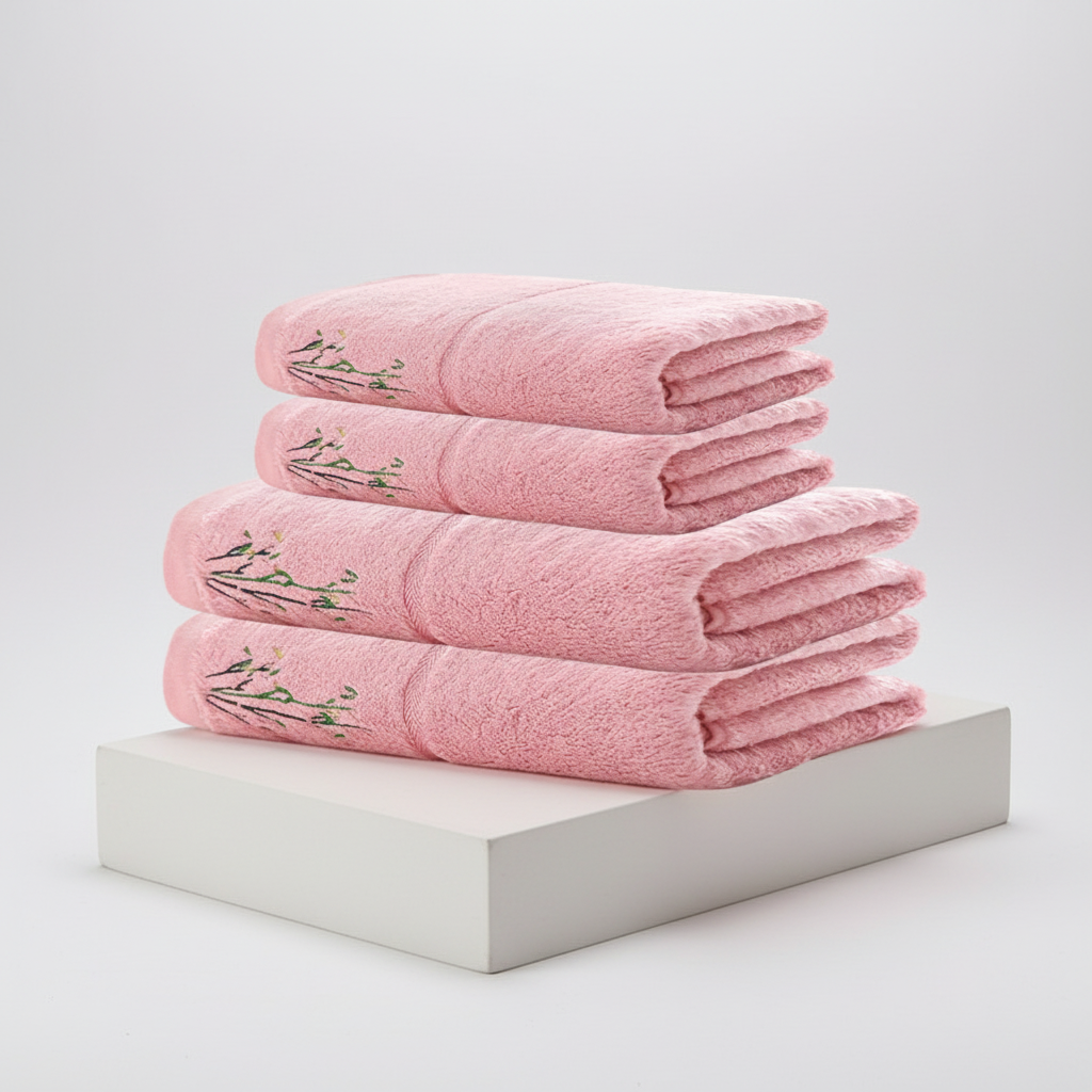 BambooSoft | Bath Towels Set with Antibacterial Properties | Ultra-Absorbent for Comfort and Hygiene 5