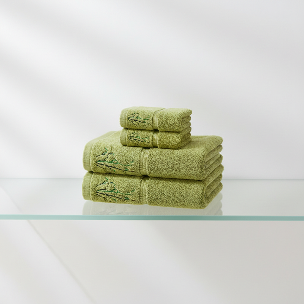 BambooSoft | Bath Towels Set with Antibacterial Properties | Ultra-Absorbent for Comfort and Hygiene 6