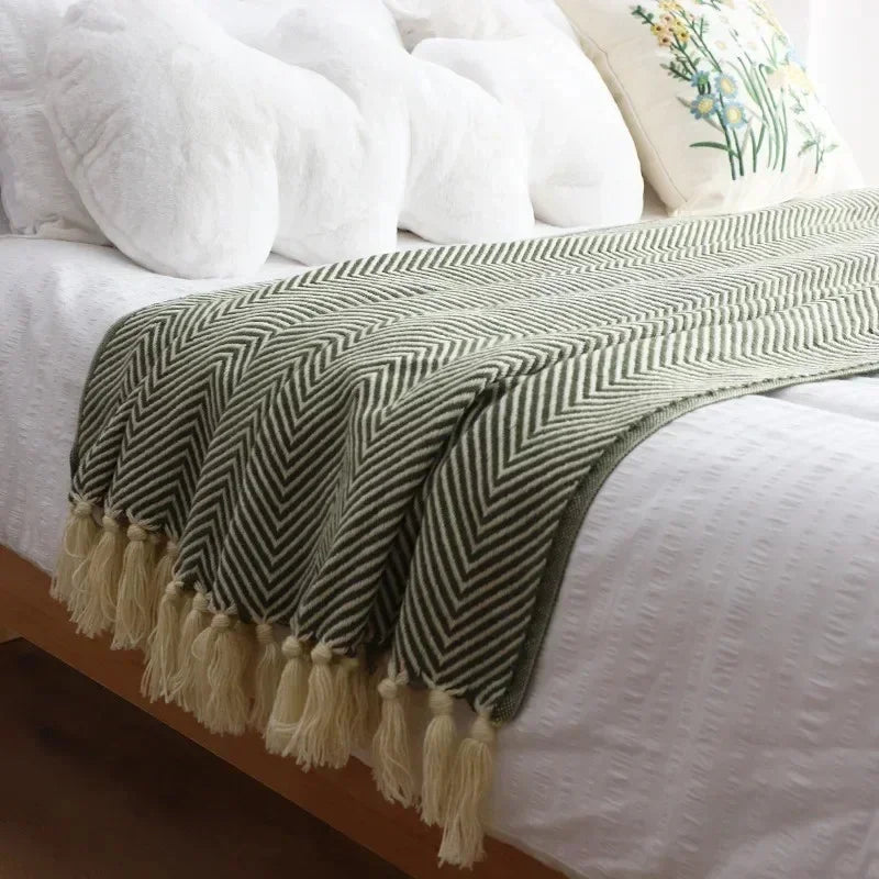 Butterscotch Collection | Cozy Throw Blanket with Vibrant Design | Soft Polyester-Cotton Blend for Ultimate Comfort 5