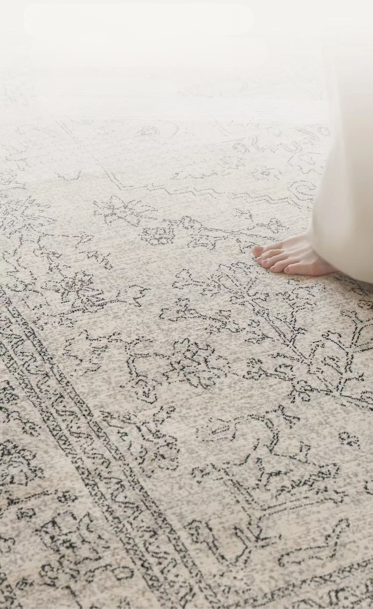 Byron Wildflower | Area Rug with Floral Pattern & Water-Repellent Design | Elegant Living Room Rugs for Versatile Home Décor 6