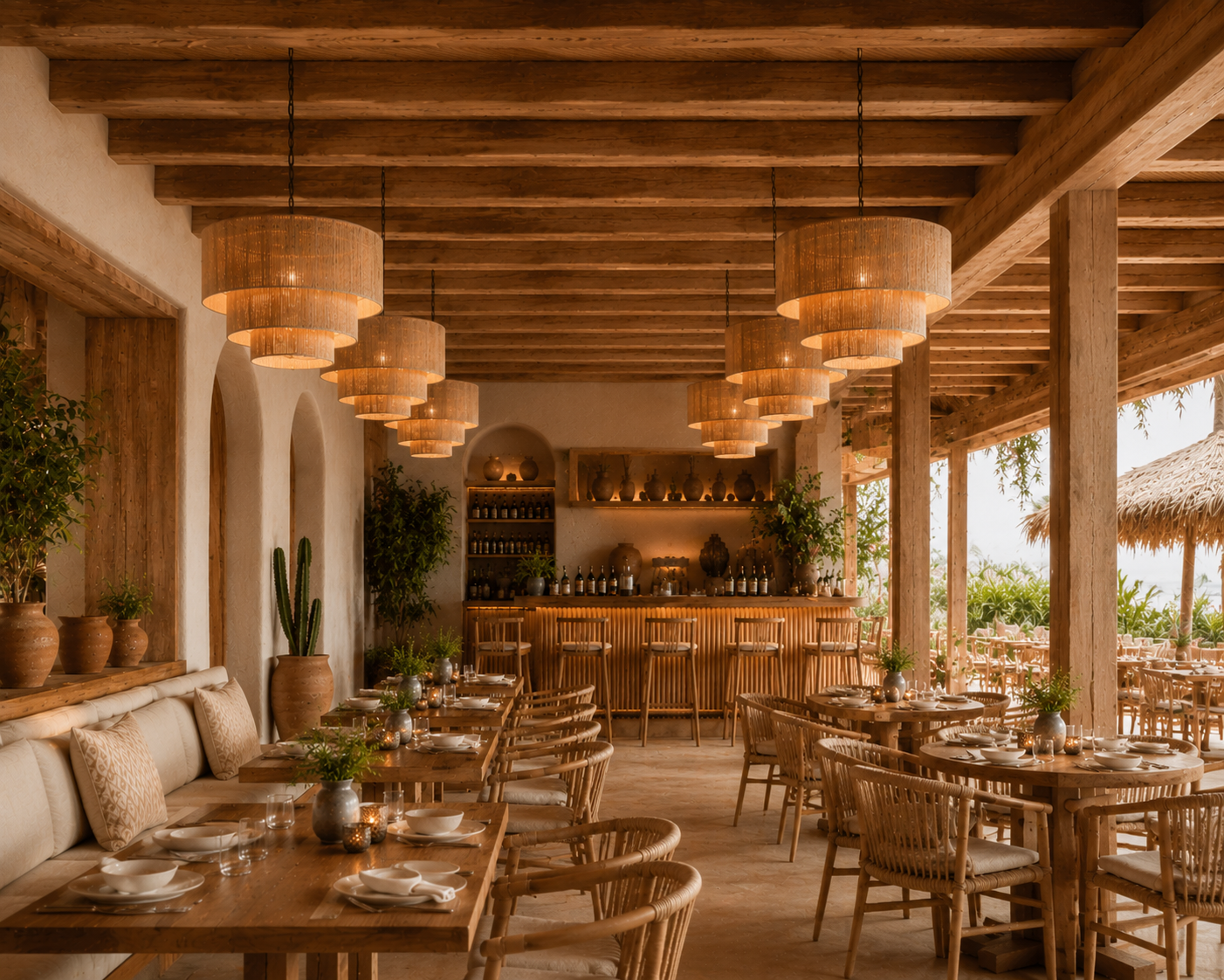 Ningaloo Rattan Pendant Light