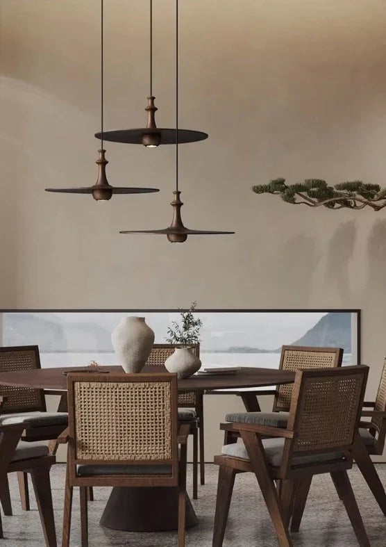 Callista Collection | Modern Pendant Light with Energy-Efficient LED | Stylish Bamboo Design for Kitchen Ambiance 6