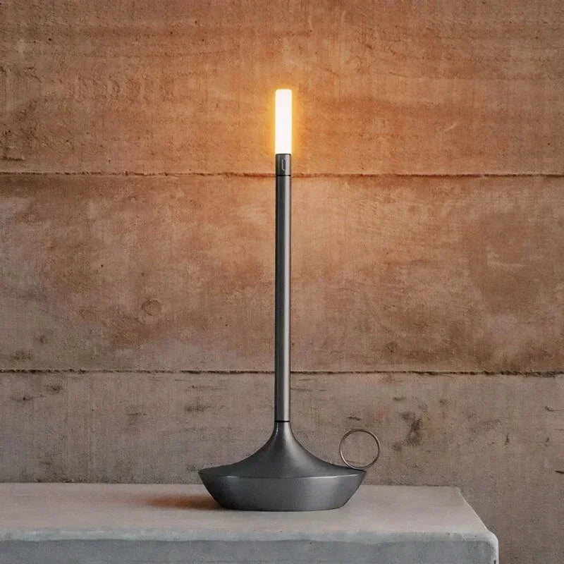 Candelabra Table Lamp | Cordless Battery Operated Design with Touch Control | Candle-Like Ambiance for Indoor & Outdoor Use 2