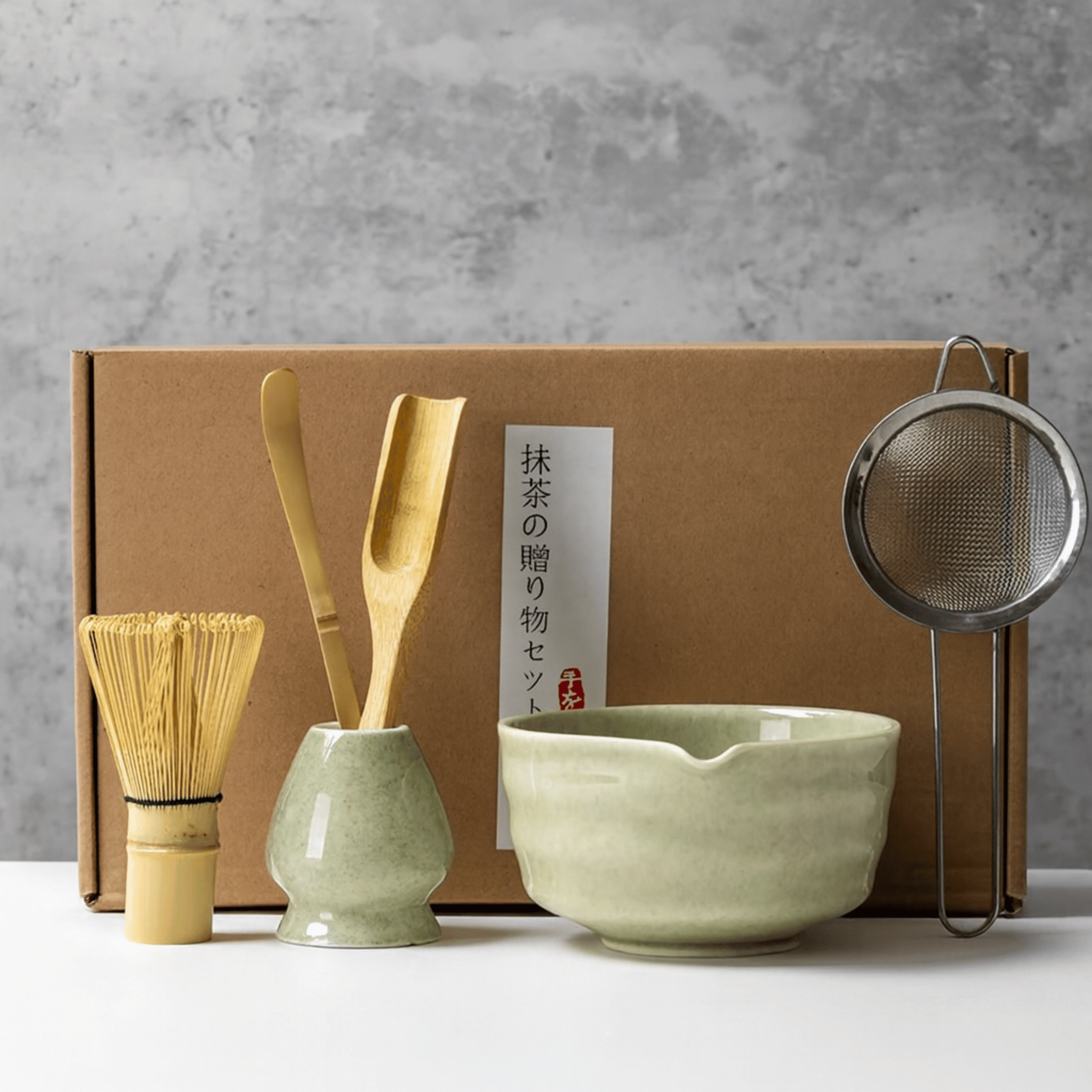 Chado Collection | Matcha Tea Set with Ceramic Bowl & Bamboo Whisk | Authentic Tools for Traditional Japanese Preparation 0