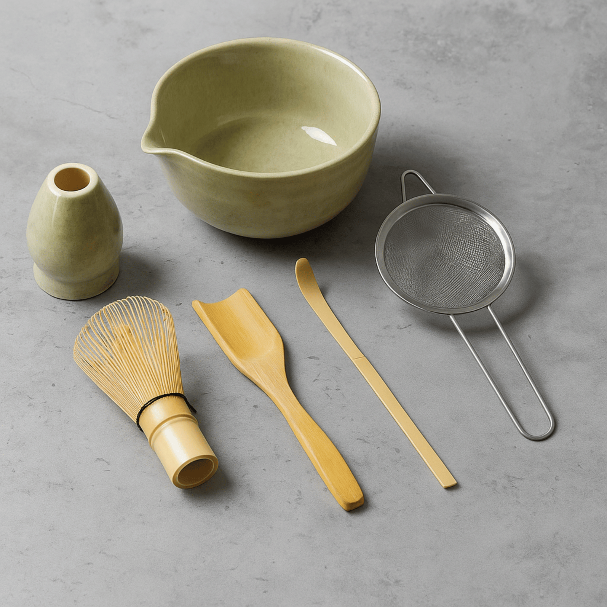 Chado Collection | Matcha Tea Set with Ceramic Bowl & Bamboo Whisk | Authentic Tools for Traditional Japanese Preparation 3