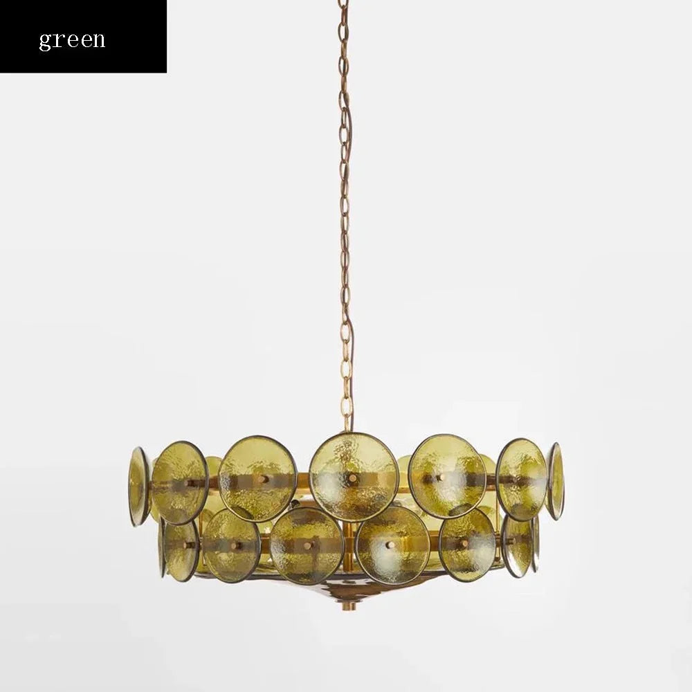 Clara Collection | Modern Chandelier Light with Vibrant Glass Stones | Postmodern Design for Elegant Dining Ambiance 4