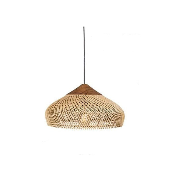Coastal Elegance | Rattan Pendant Light with Adjustable Height | Stylish Ambiance for Dining and Kitchen 11