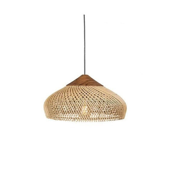 Coastal Elegance | Rattan Pendant Light with Adjustable Height | Stylish Ambiance for Dining and Kitchen 16