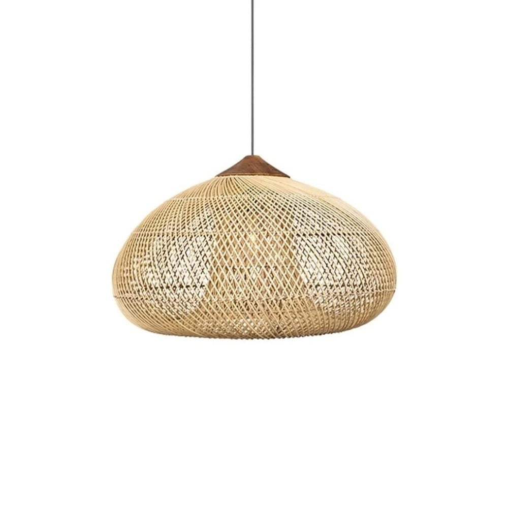 Coastal Elegance | Rattan Pendant Light with Adjustable Height | Stylish Ambiance for Dining and Kitchen 9