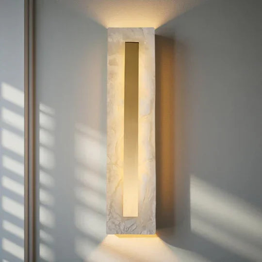 Designer Marble Wall Lamp | Integrated LED Sconce Lighting for Elegant Ambiance 1