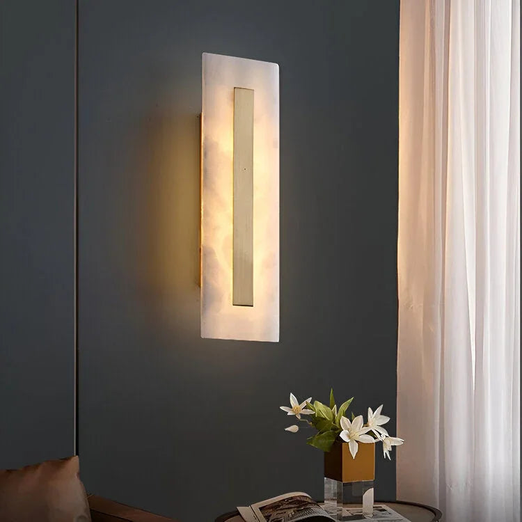 Designer Marble Wall Lamp | Integrated LED Sconce Lighting for Elegant Ambiance 7