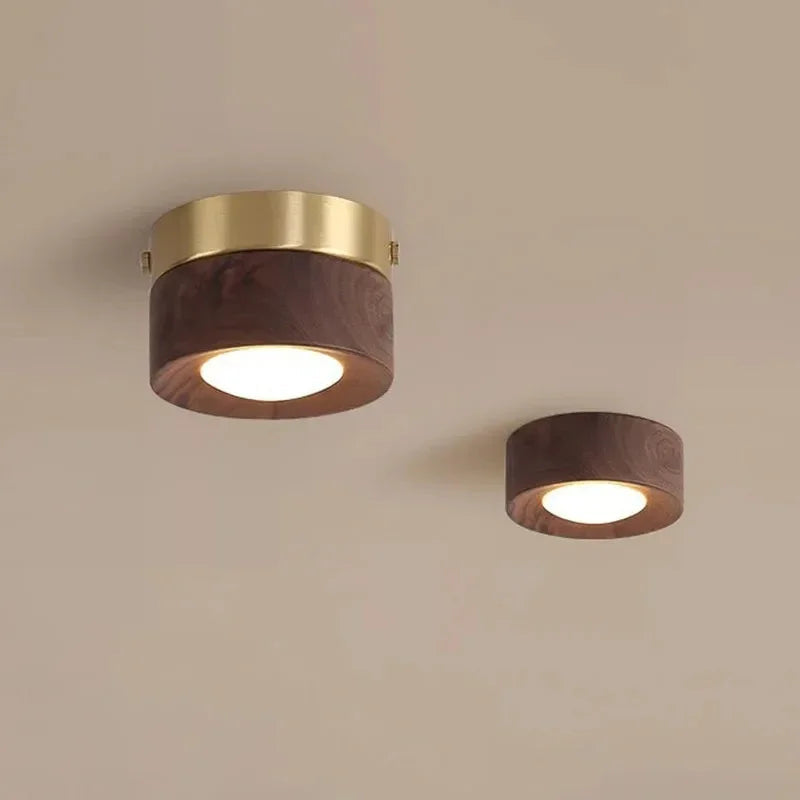 Dulce Collection | Ceiling Light Fixture with Elegant Wood Design | Minimalist Spotlight for Stylish Interiors 1