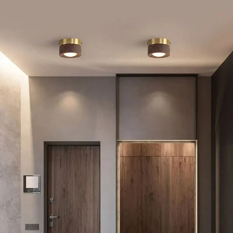 Dulce Collection | Ceiling Light Fixture with Elegant Wood Design | Minimalist Spotlight for Stylish Interiors 2