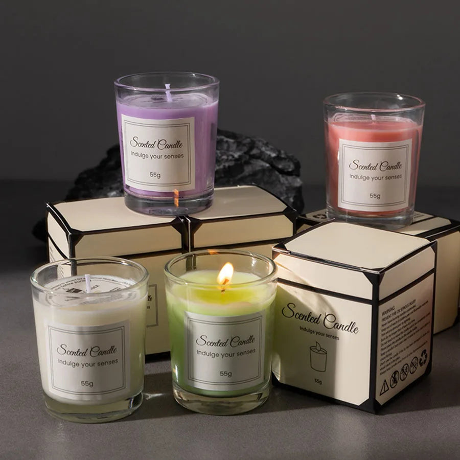 Elegant Aromatherapy | Scented Candle with Handmade Soy Wax | Smokeless Flame for Relaxation and Atmosphere 2