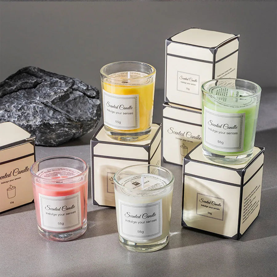 Elegant Aromatherapy | Scented Candle with Handmade Soy Wax | Smokeless Flame for Relaxation and Atmosphere 3
