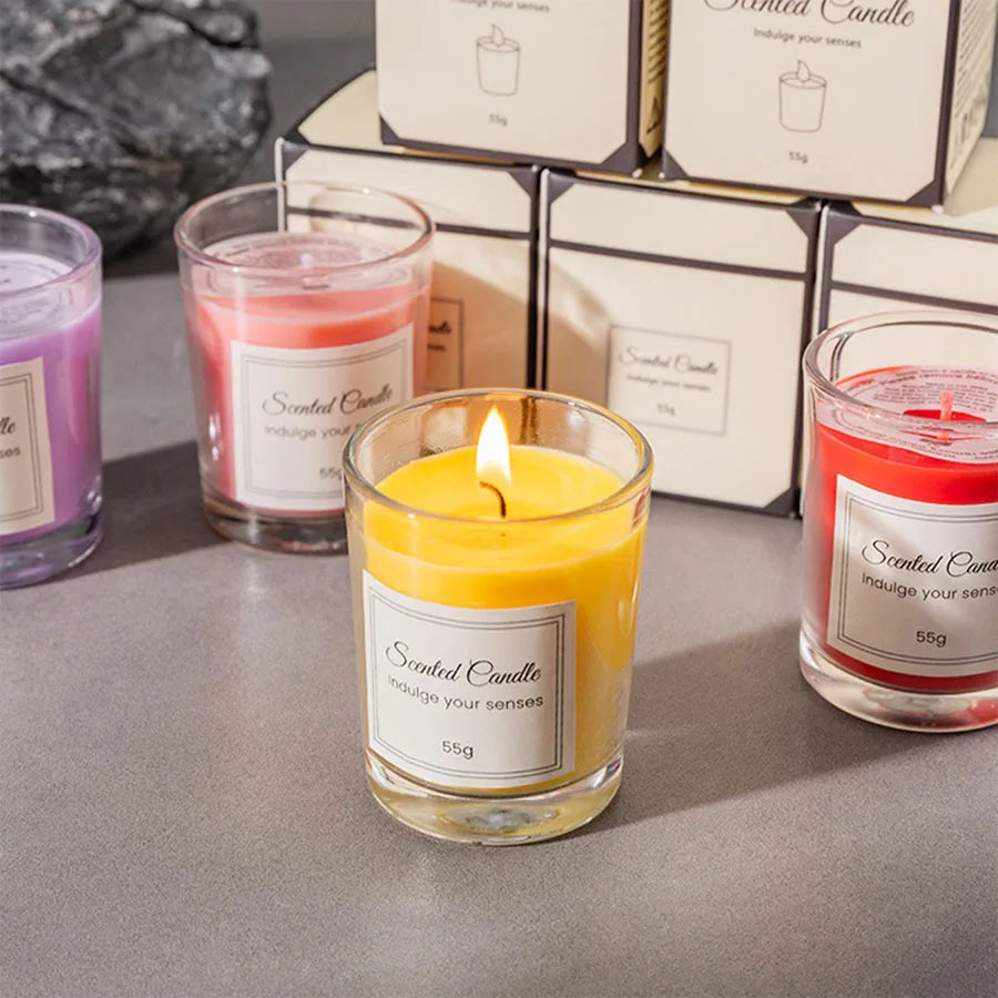 Elegant Aromatherapy | Scented Candle with Handmade Soy Wax | Smokeless Flame for Relaxation and Atmosphere 5