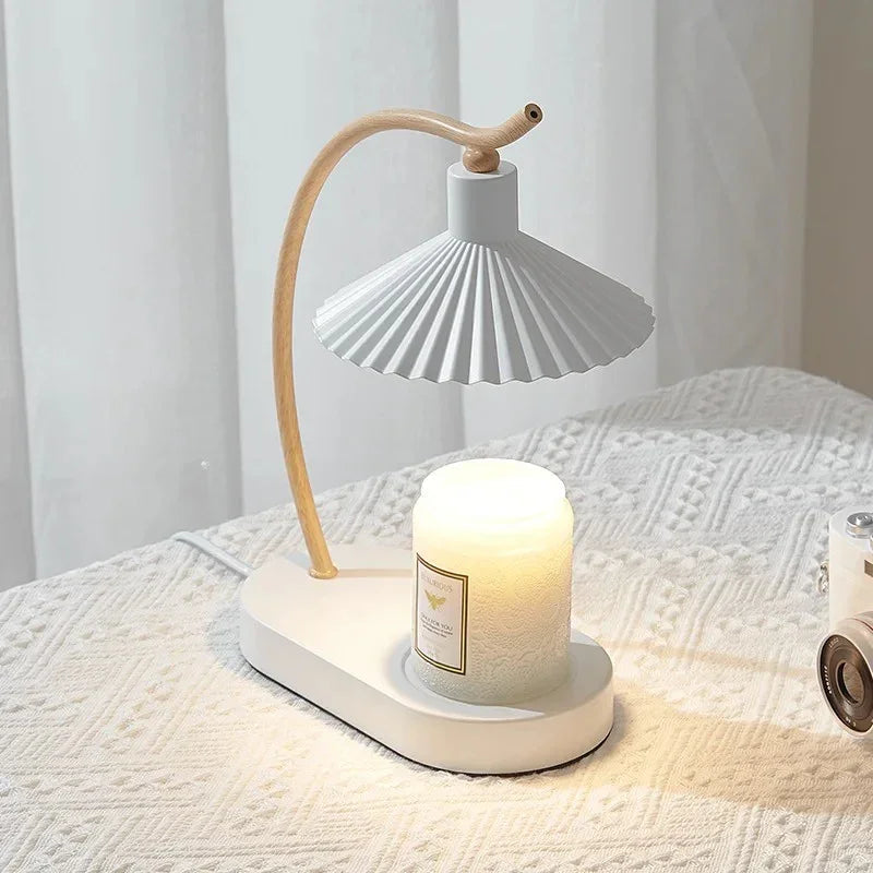Elegant Candle Warmer Lamp with Ambient Light | Cozy Atmosphere for Any Room 0