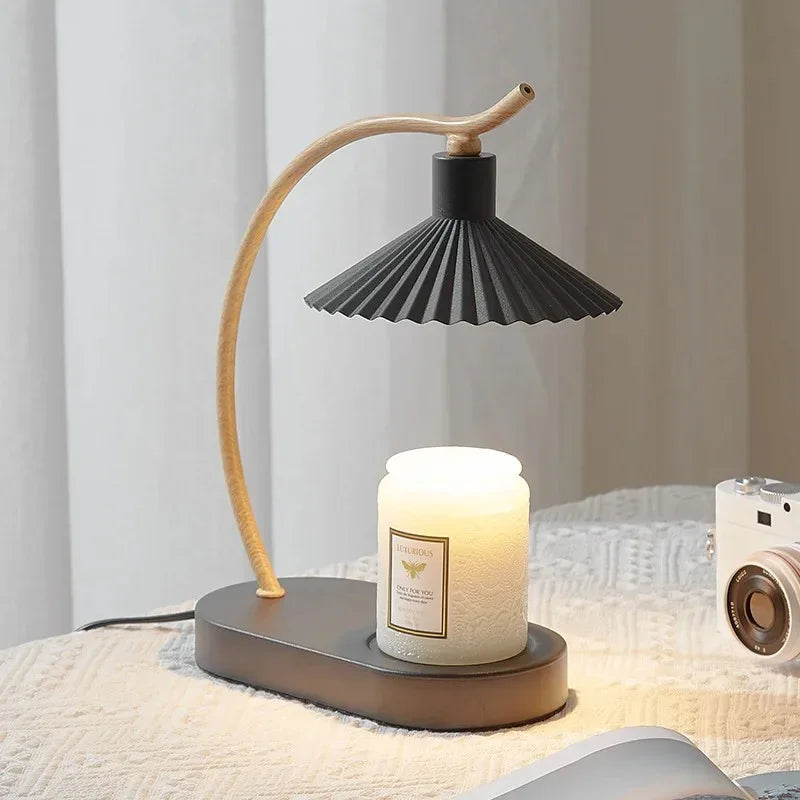 Elegant Candle Warmer Lamp with Ambient Light | Cozy Atmosphere for Any Room 1