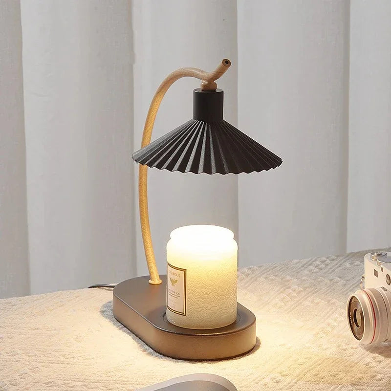 Elegant Candle Warmer Lamp with Ambient Light | Cozy Atmosphere for Any Room 3