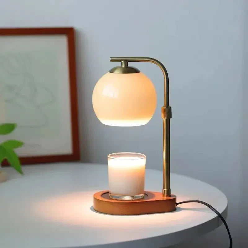 Elegant Candle Warmer Lamp with Ambient Light | Cozy Atmosphere for Any Room 3